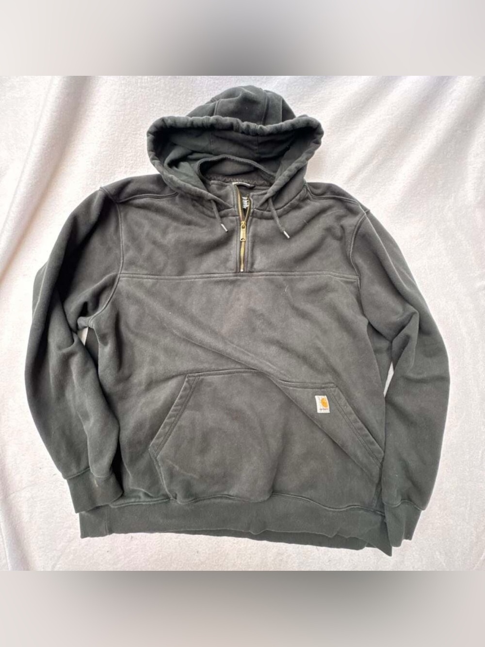 Carhartt Paxton Rain Defender Loose Fit Quarter-Zip Hooded Sweatshirt